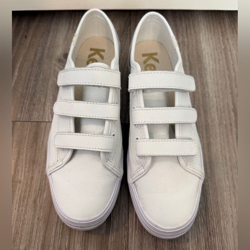 Keds White Velcro Sneakers